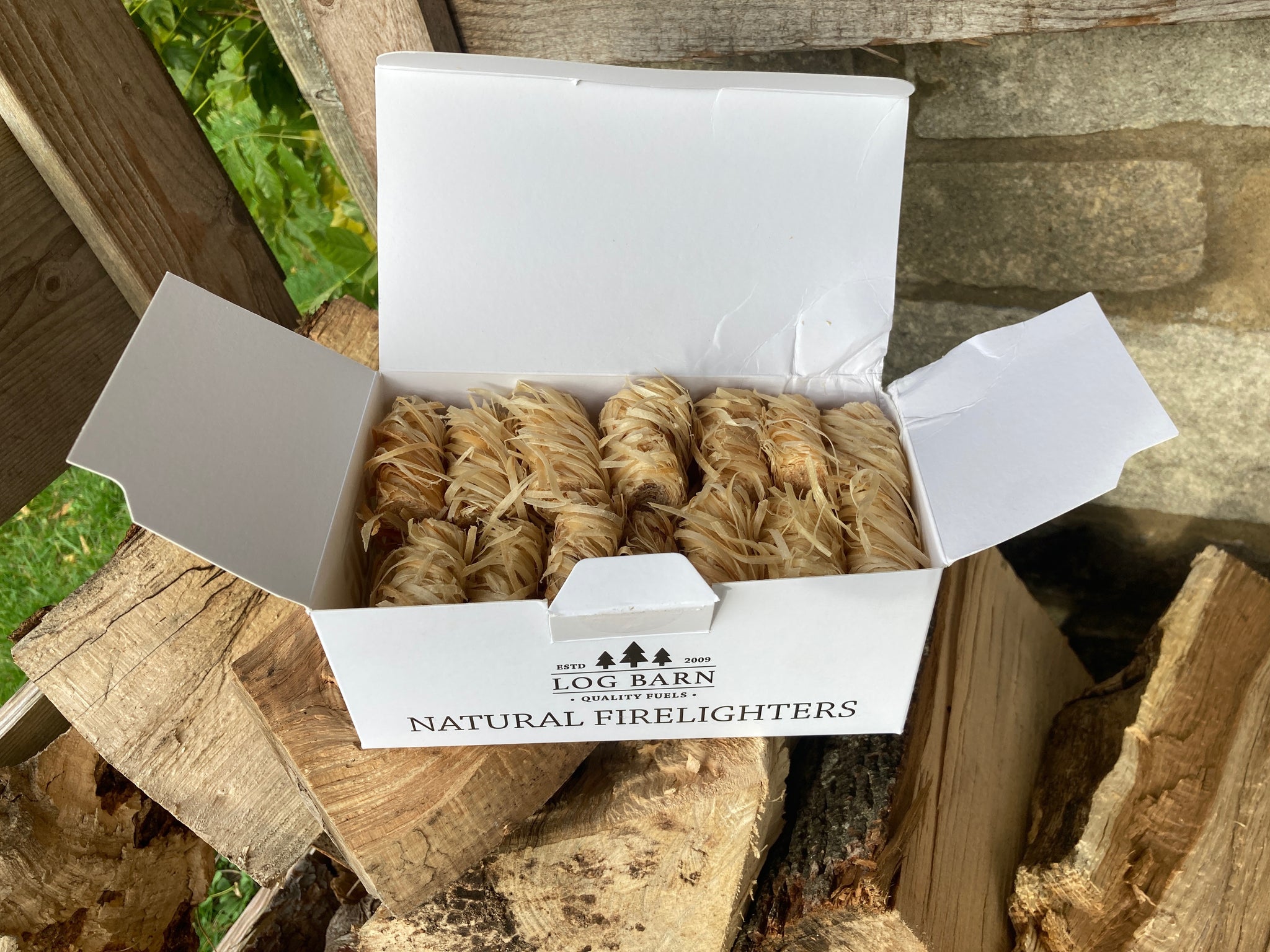 Natural Eco Wood Firelighters – Osbornes Christmas Trees